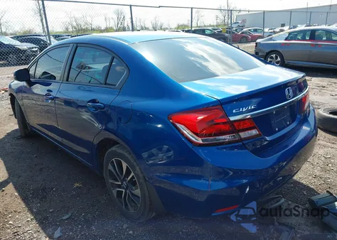 2013 Honda Civic Ex из США, поврежденный, VIN 19XFB2F80DE084783